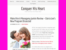 Tablet Screenshot of conquerhisheart.com